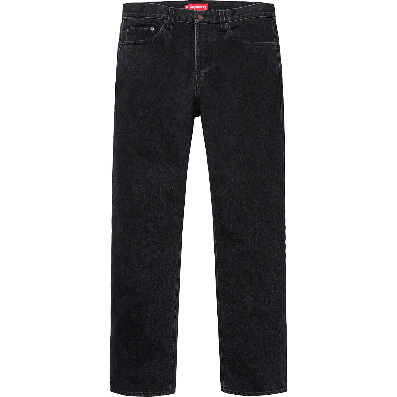Stone Washed Black Slim Jean view 2